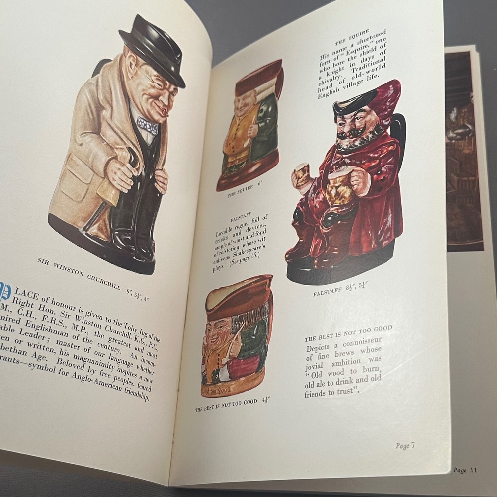 Royal Doulton Collectors Book No 5 Character and Toby Jugs Vintage Guide - Picture 9 of 9